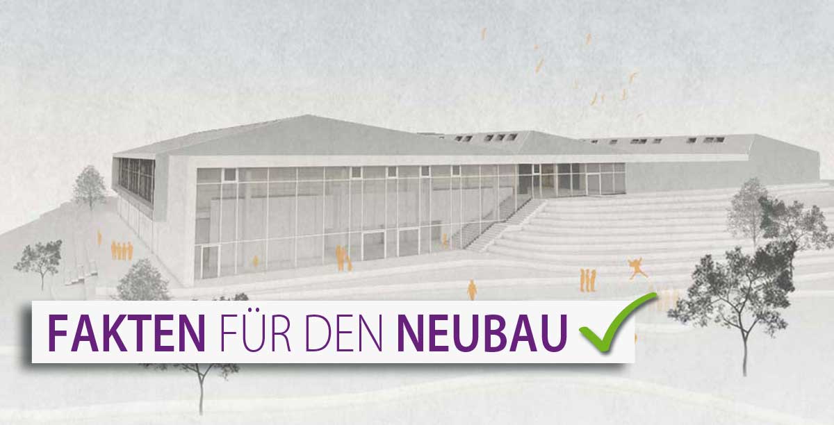Auf Fakten vertrauen, für Neubau stimmen: Das Sportzentrum Krumbach