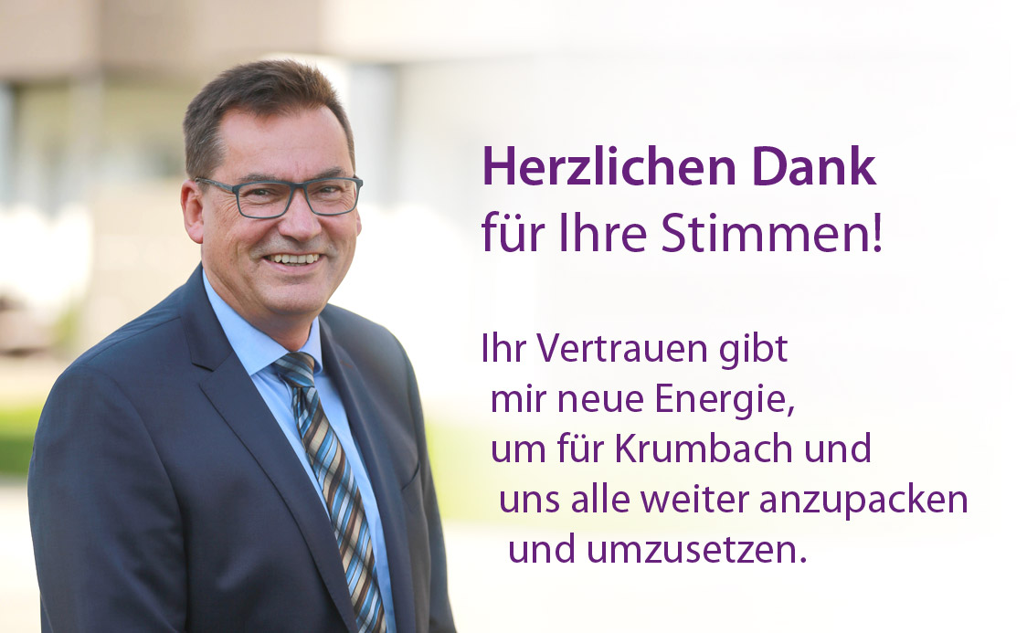 Krumbachs Bürgermeister Hubert Fischer: ein Macher mit Herz und Verstand