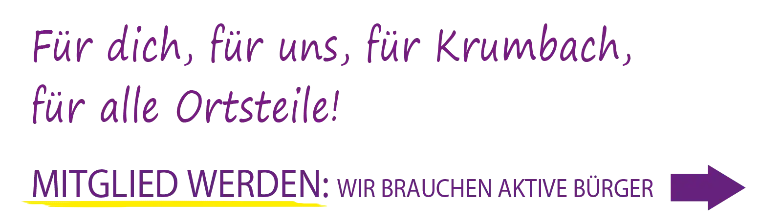 Werde aktiver Bürger: Engagiere Dich für das Leben vor Ort bei Junge Wähler offenen Liste Krumbach e. V.